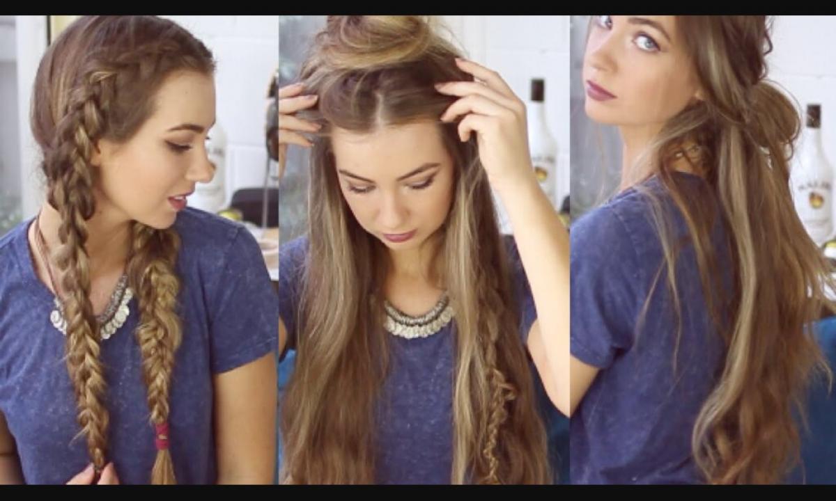 5 easy, fast and beautiful hairstyles