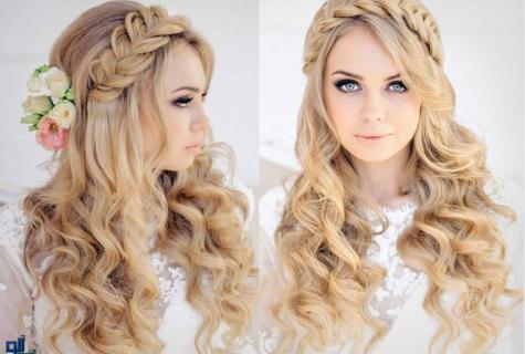 Popular and stylish hairstyles with pile on long hair