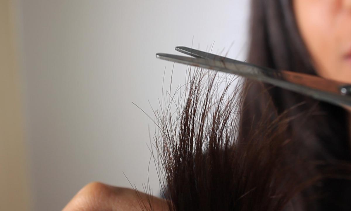 How to cut the machine hair