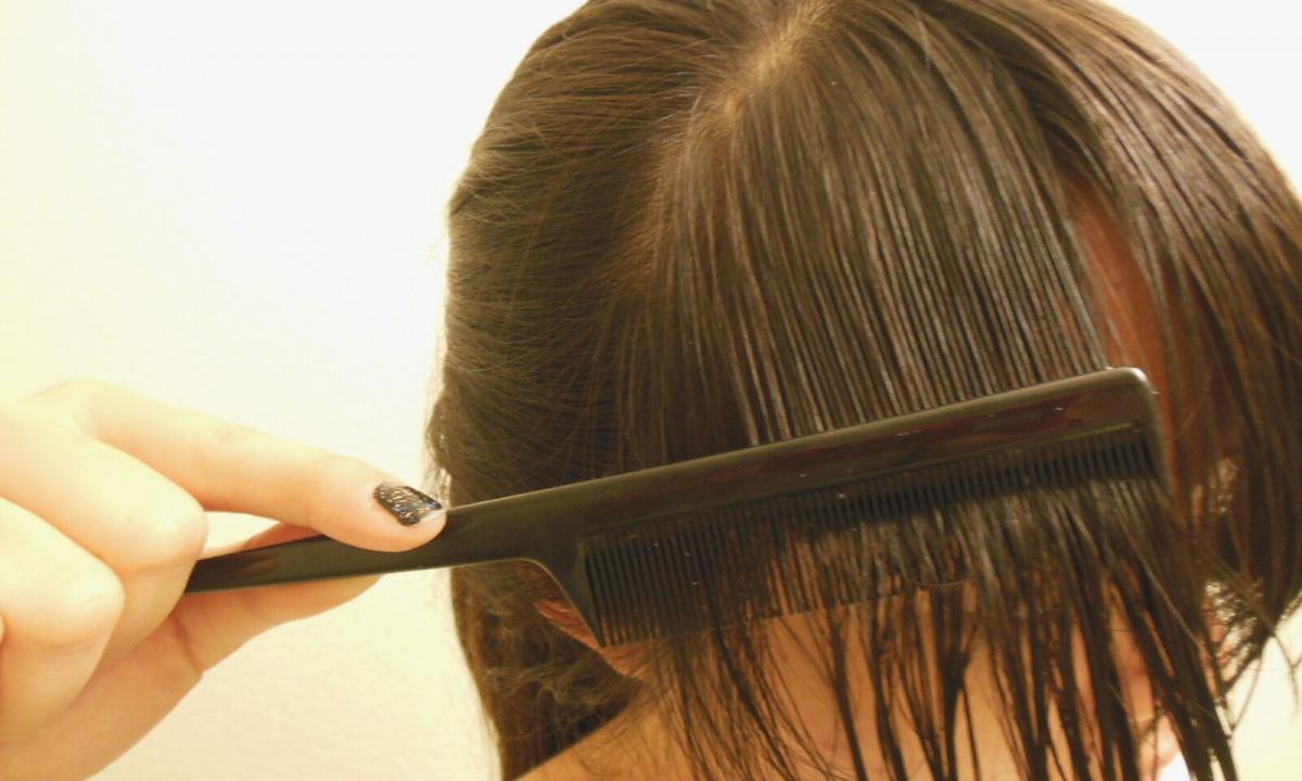 How to cut hair cascade