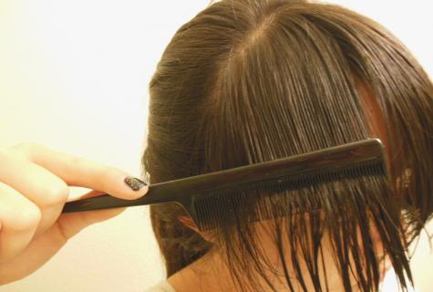 How to cut hair cascade