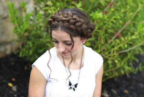 How to braid beautifully hair of average length