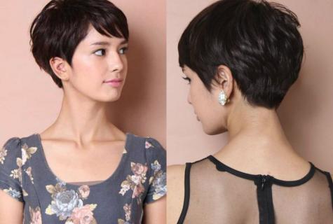 How to cut caret hairstyle with corner