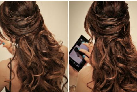 Beautiful hairstyles in 5 minutes for long hair