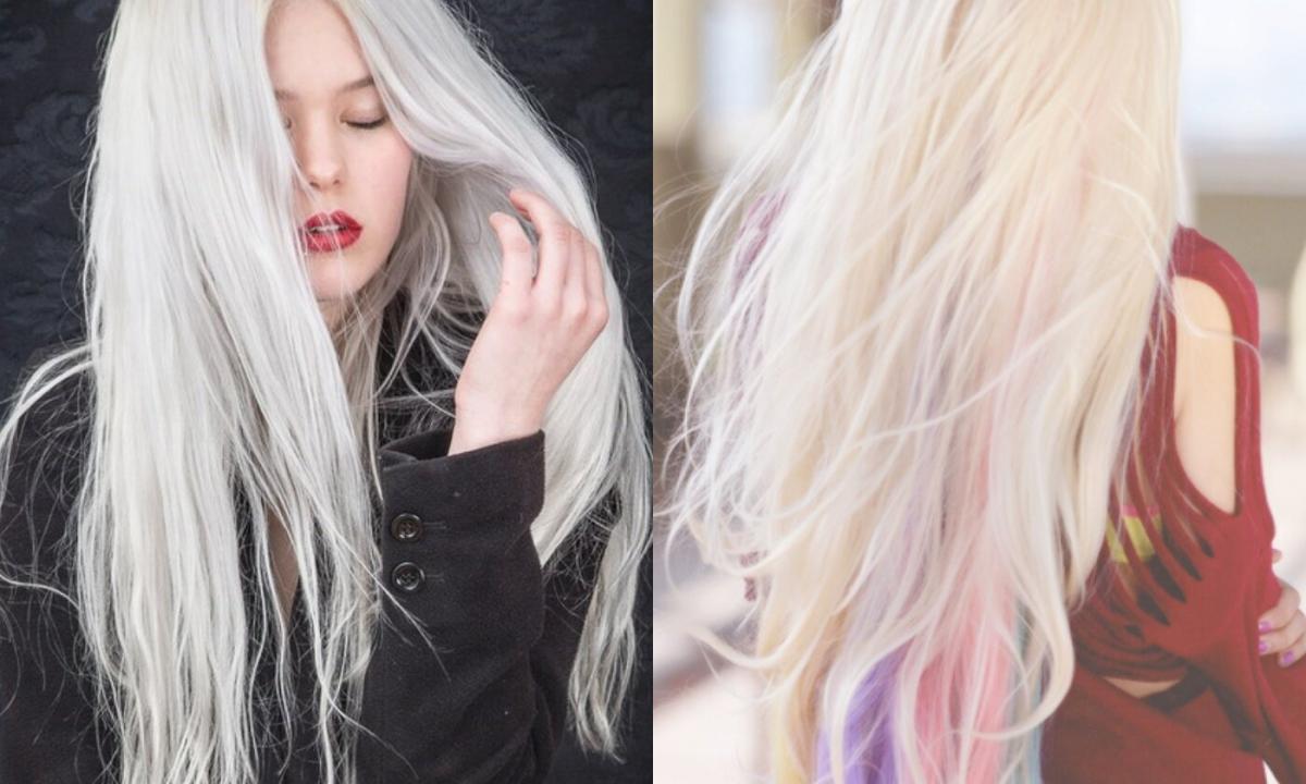 How to recolour hair in white color