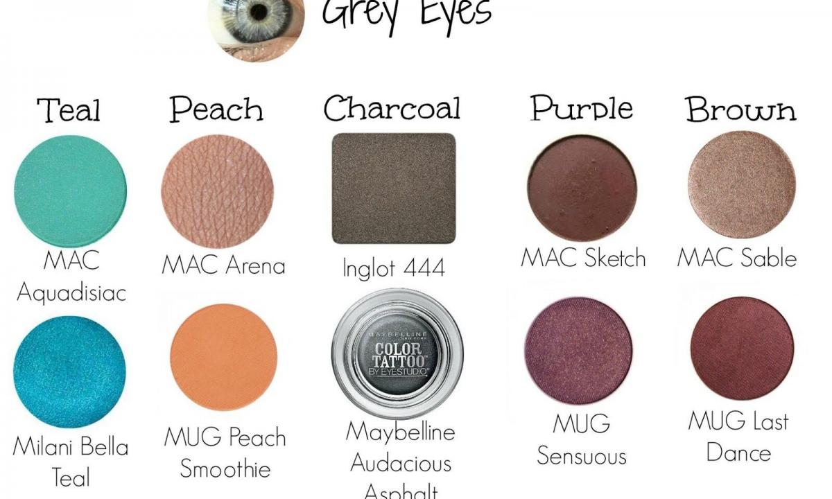 What hair color approaches gray-blue color of eyes