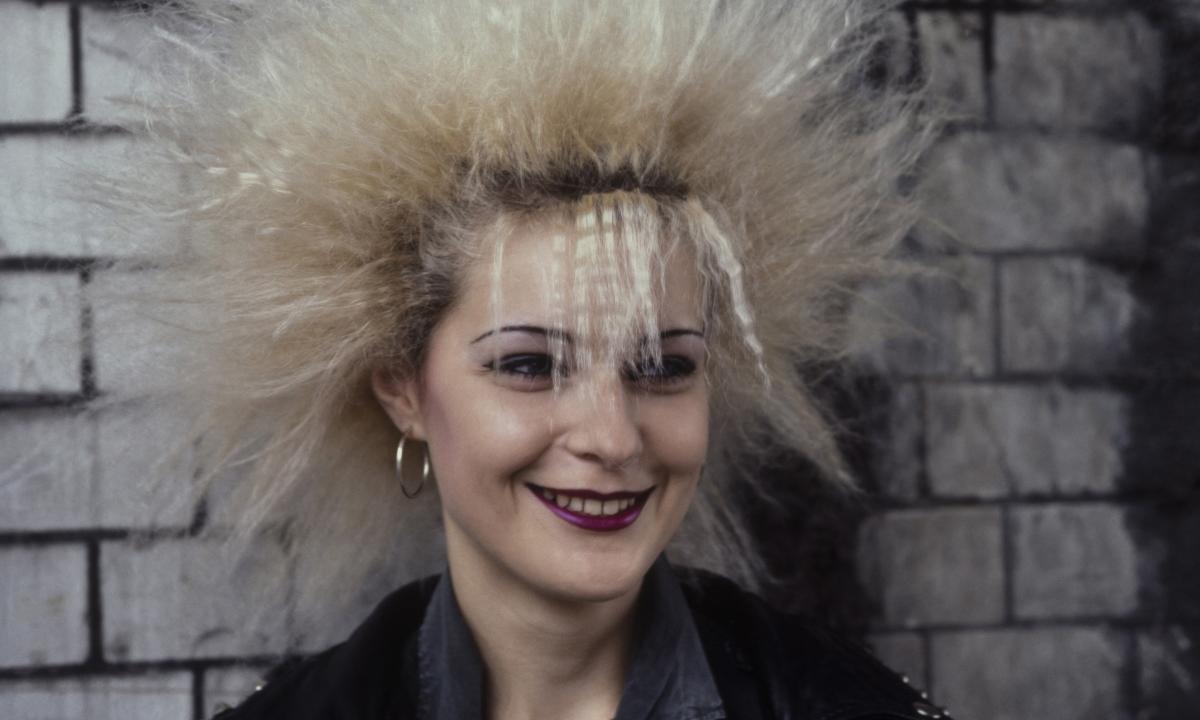 Hairstyle in the Punk style. Boundless imagination and creative rolled into one