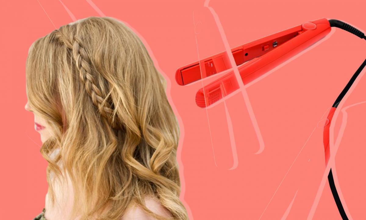 How to twist hair by means of the iron