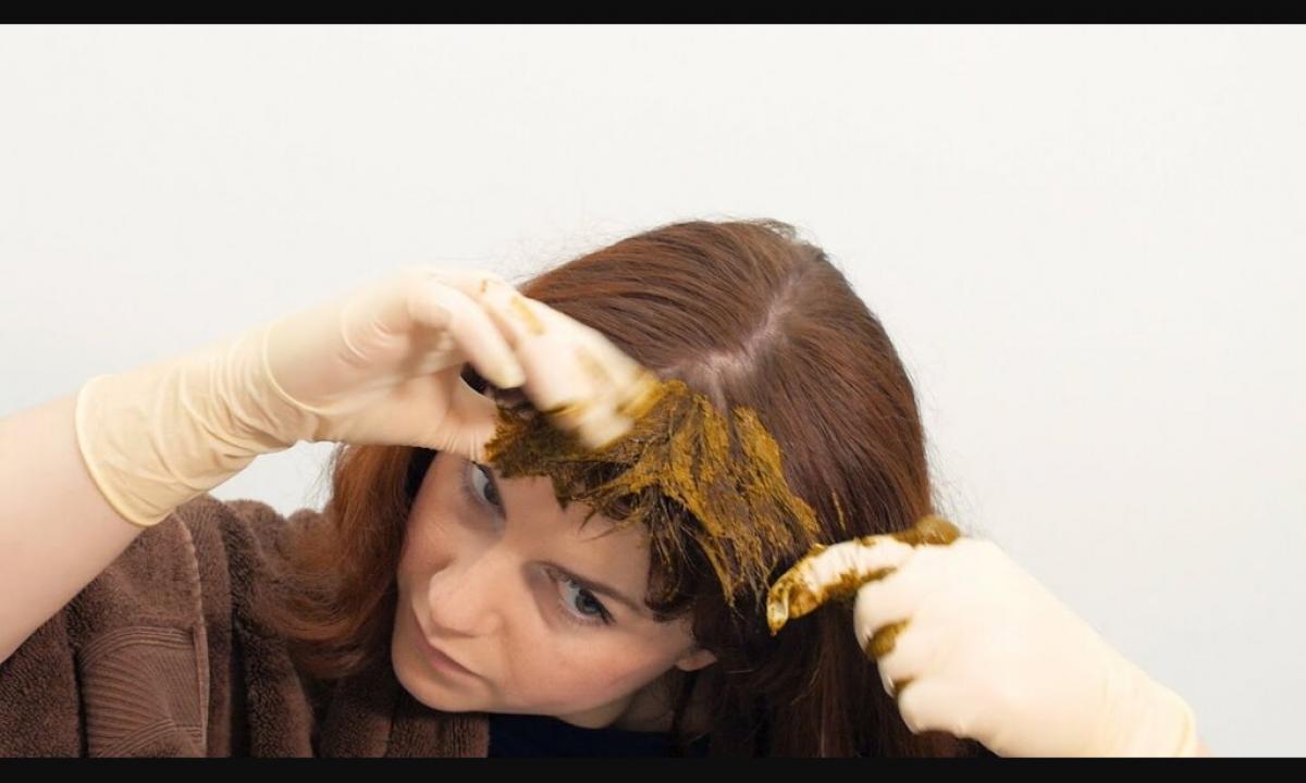 How to dye hair henna and basmy
