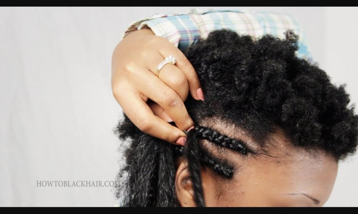 How to collect hair in ""violence of braids""