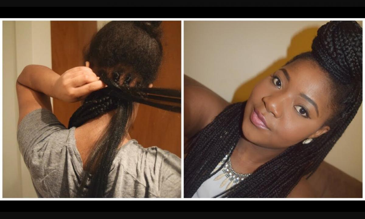 How to interweave braid into hair