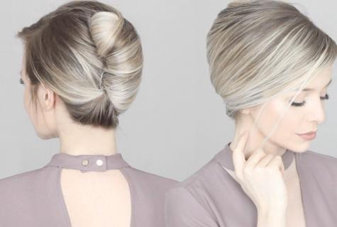 How to stack caret hairstyle