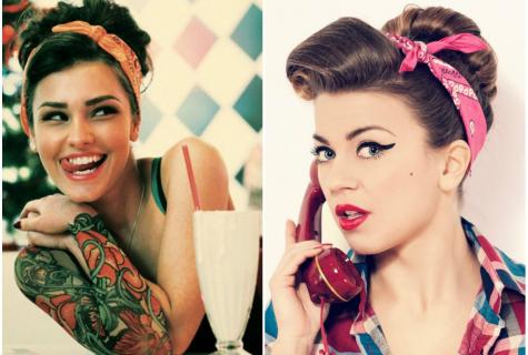 How to do hair in retro style