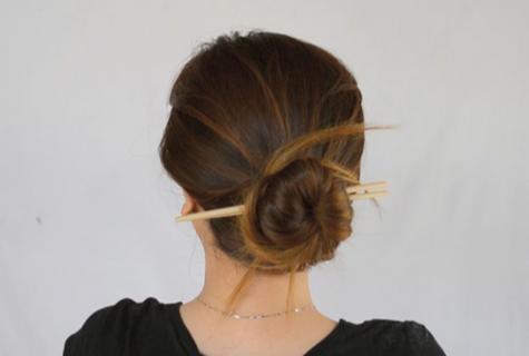 How to do hair from sticks
