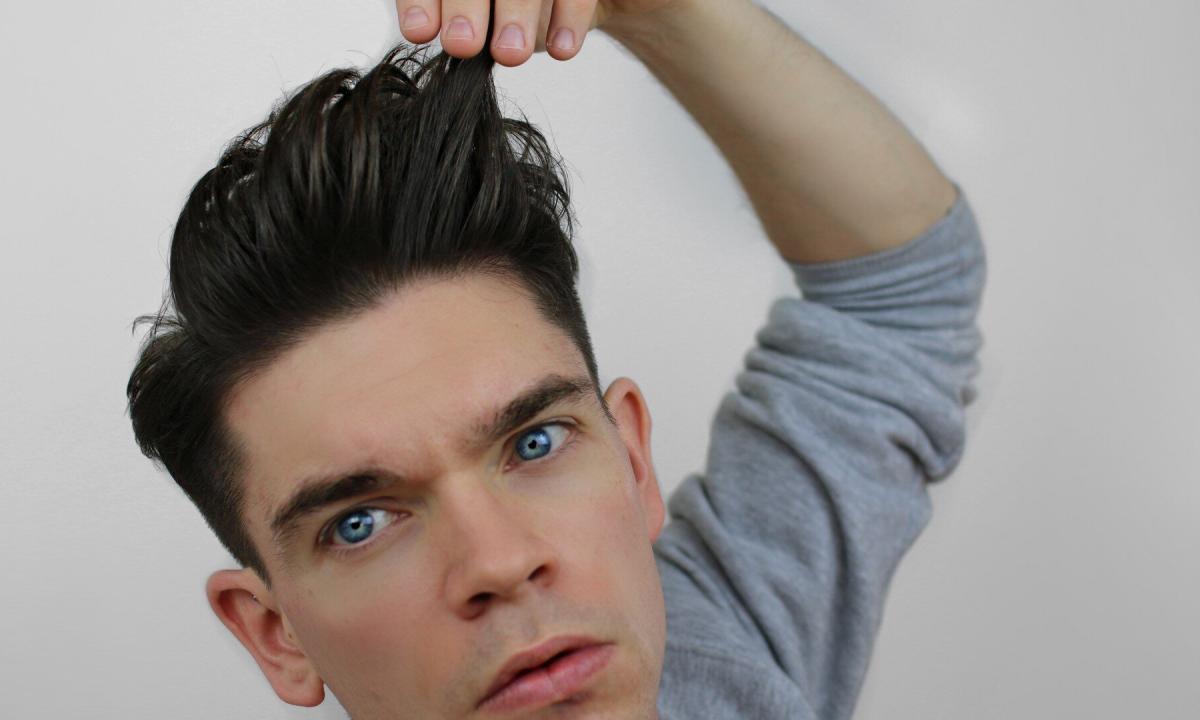 How to style hair gel