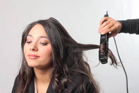 How to straighten hair folk remedies