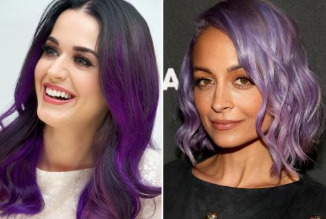 How to remove violet shade from hair