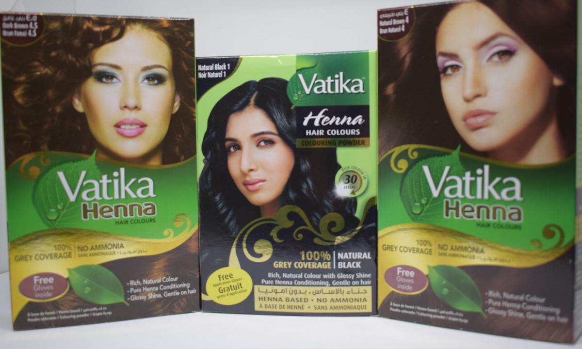 Henna and basma - natural hair-dye
