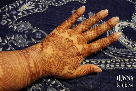How to be painted with henna