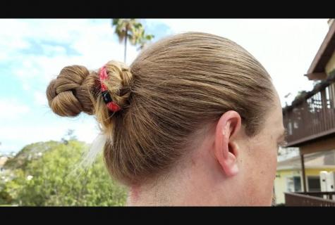 How to tie hair