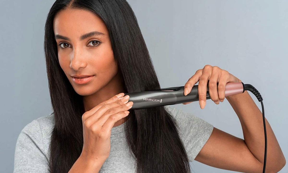 How to straighten hair the ordinary curling iron