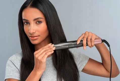How to straighten hair the ordinary curling iron