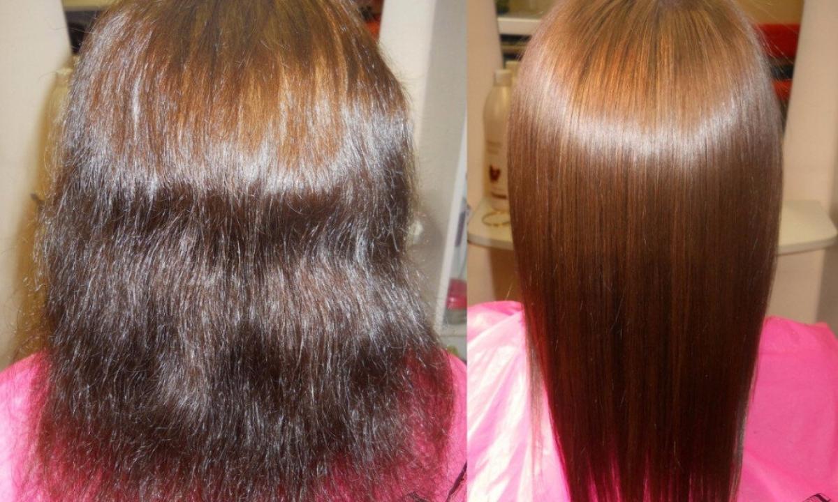 Gelatinous hair care: effect of lamination.
