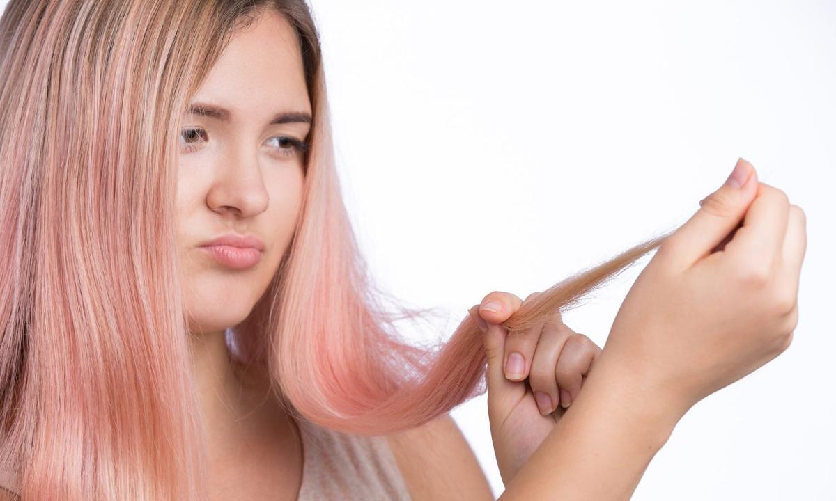 How to dye long hair