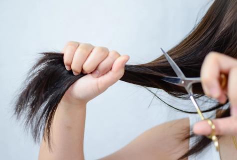 How to cut the splitting hair independently