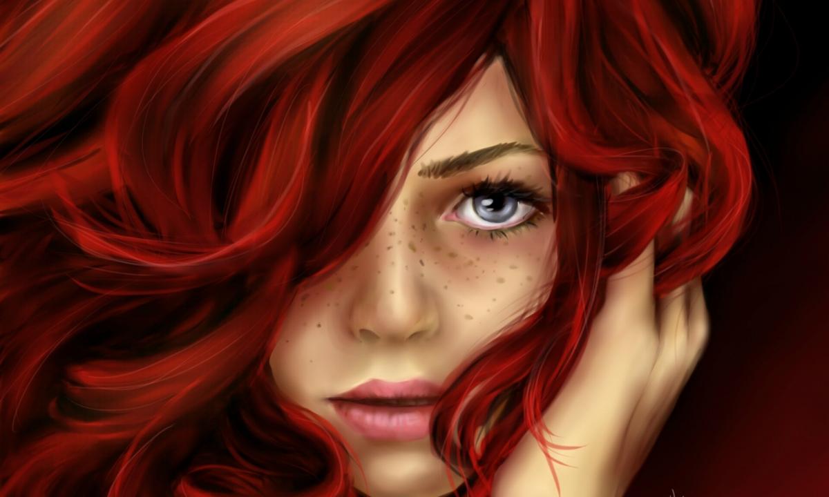 How to paint over red hair