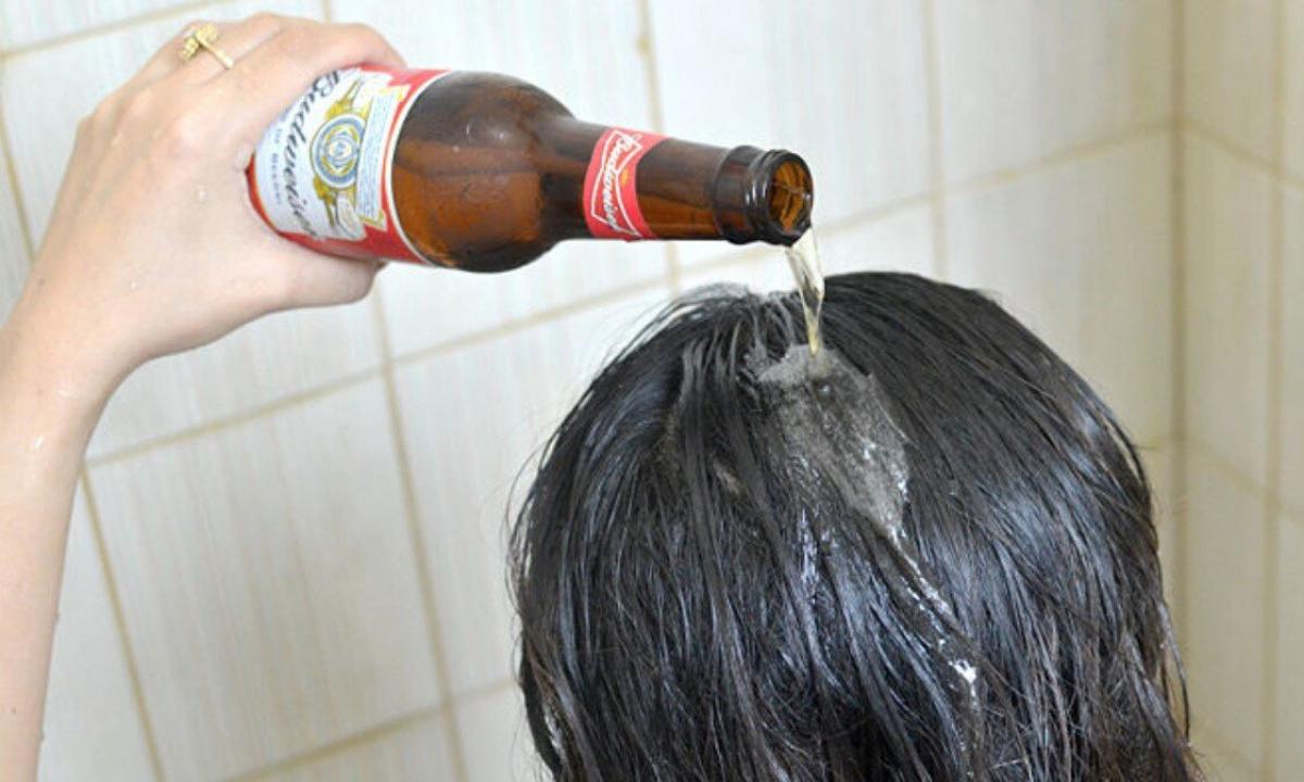 How to use beer for growth of hair