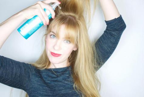 How to give to hair volume from roots
