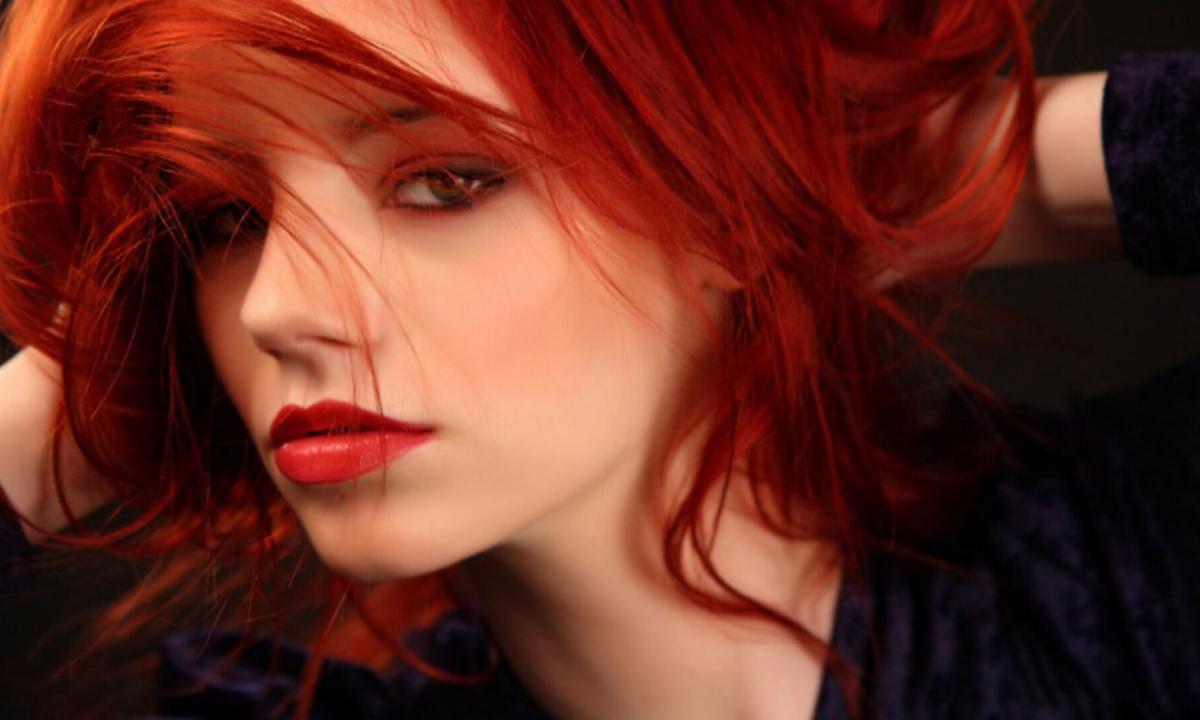 As from red to become fair-haired