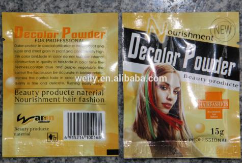As it is correct to decolour hair