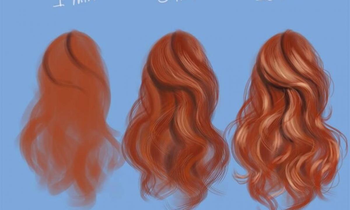 How to paint over melirovanny hair