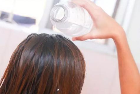 How to rinse hair with vinegar