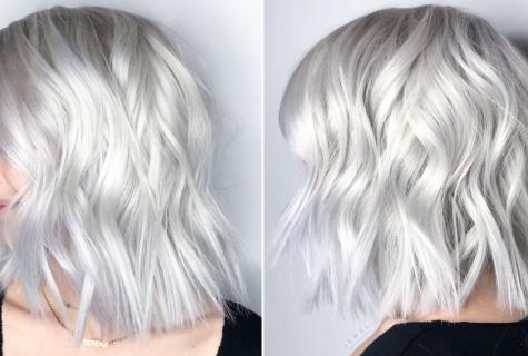 How to make hair white