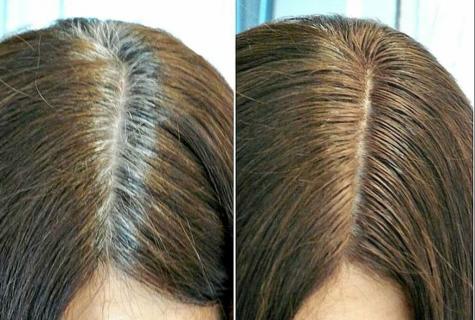 How to decolour roots of hair