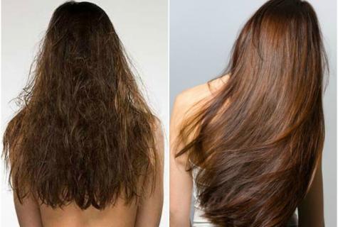 How to recover hair after chemical wave