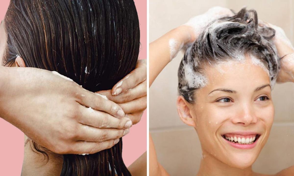 How to accustom hair to rare washing