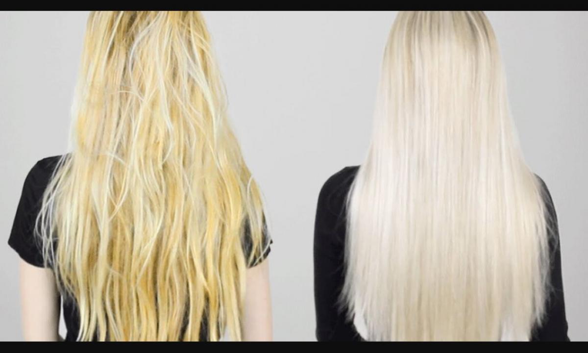 How to remove yellowness from hair