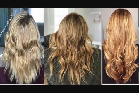 How to give to hair golden shade