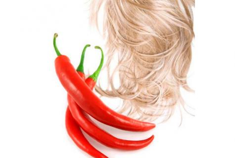 Pepper mask for hair: recipe of tincture