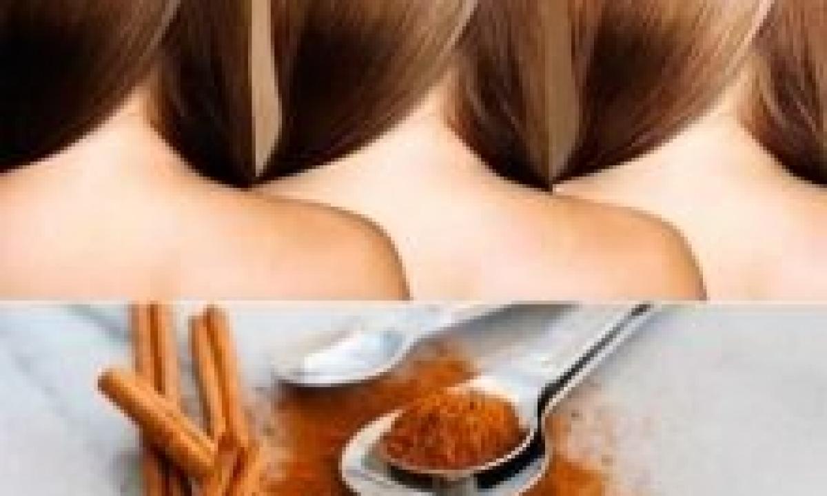 How to clarify hair cinnamon in house conditions