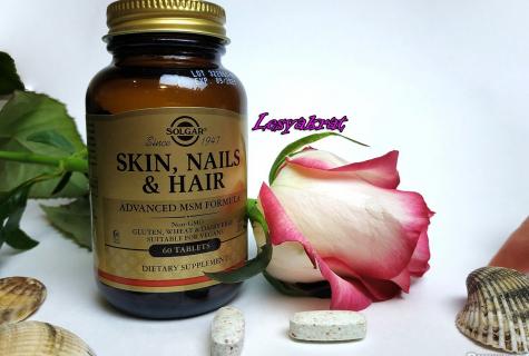 What vitamins are necessary for hair and nails