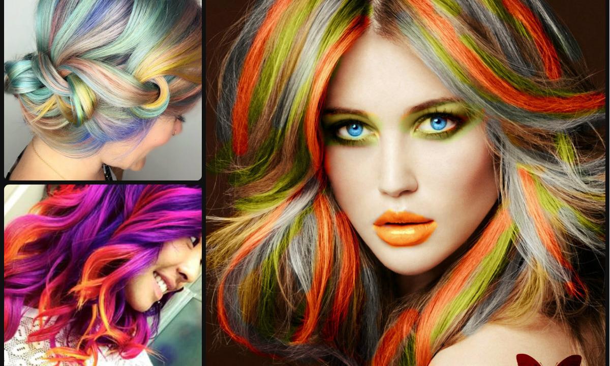 Stylish coloring of hair