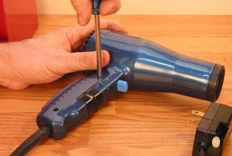 How to repair the hair dryer