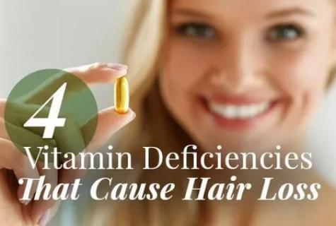 What vitamins to accept at hair loss