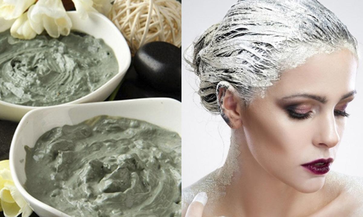The recipe of mask for hair from dandruff