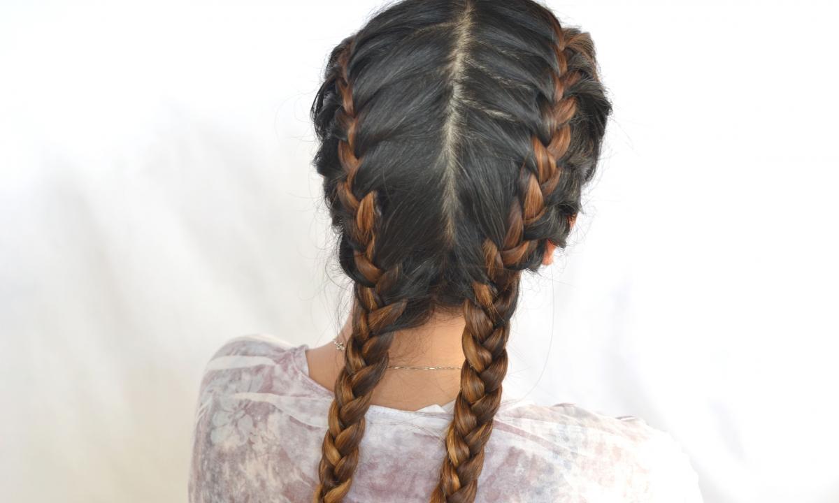 How to braid two braids